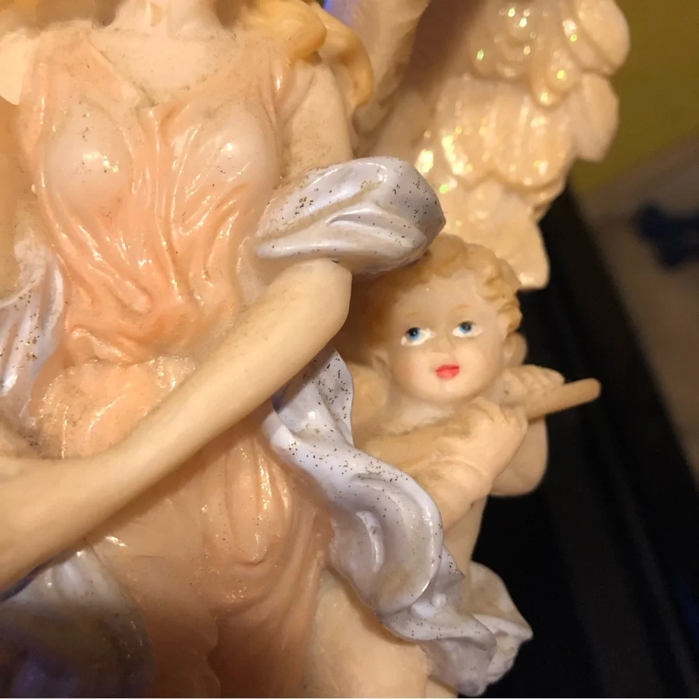 Seraphim Golden Angel & her Cherub! - Picture 6 of 15